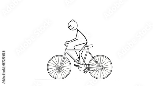Vector illustration of a woman and child riding a mountain bike for sport with a silhouette of a cyclist on a BMX race wheel