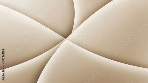 Intricate beige textured surface with curved sections