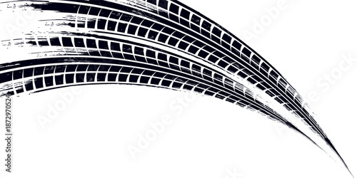 Tire tread marks, wheel textures, tire marks - car racing, motocross, drift, rally, off-road and others. modern