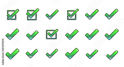 Green Checkmarks and Checkboxes in Grid.