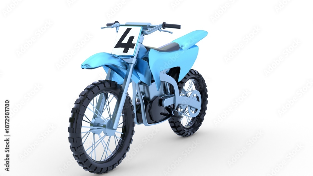 Obraz premium Dirt Bike with 100CC Petrol Engine