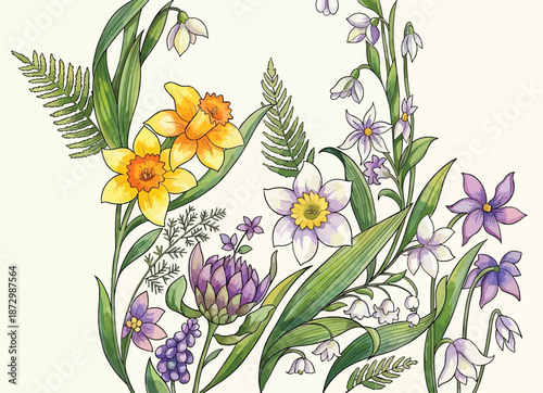 FLORAL DIZITAL VECTOR DESIGNS FOR PRINTING AND CREATING  GARMENTS