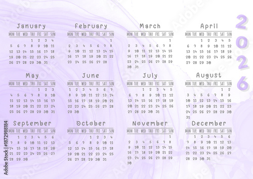 Calendar 2026