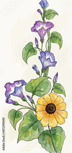 FLORAL DIZITAL VECTOR DESIGNS FOR PRINTING AND CREATING  GARMENTS