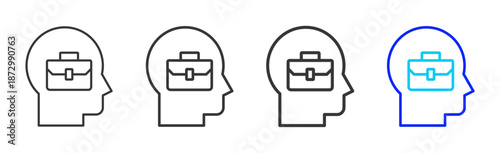 signal report icon set collection creative outline style for electronic data interchange with multiple thickness variations suitable for business system workflow integration