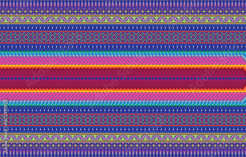 Seamless Ikat Pattern. Abstract background for textile design, wallpaper, surface textures, wrapping paper.Ikat pattern seamless background tile