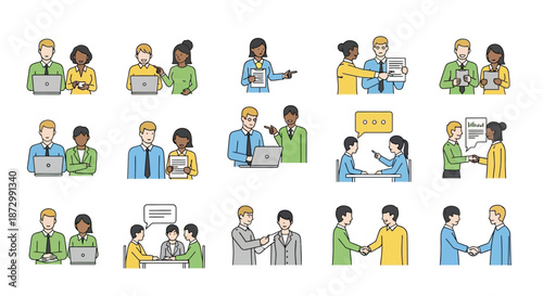 Diverse People Communicating and Collaborating Together.