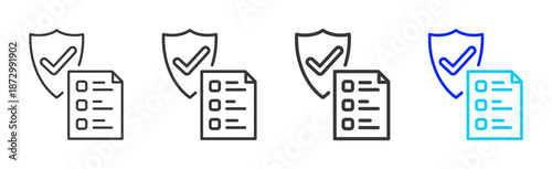 process loading icon set collection creative outline style for electronic data interchange with multiple thickness variations suitable for business system workflow integration