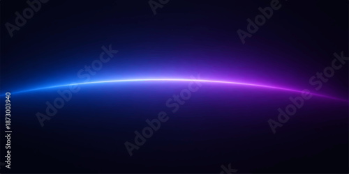 Abstract blue background with a glowing digital earth in dark space design, featuring bright color waves and energy flash illustration