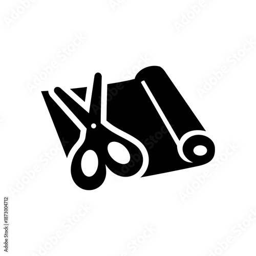 ラッピング作業をモチーフにしたアイコン