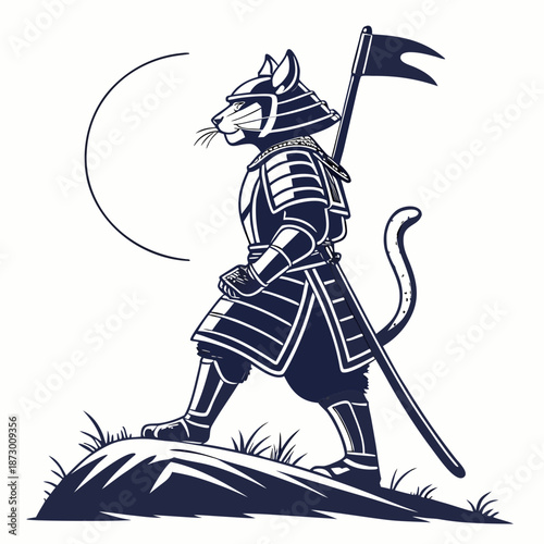 Samurai Cat Leader