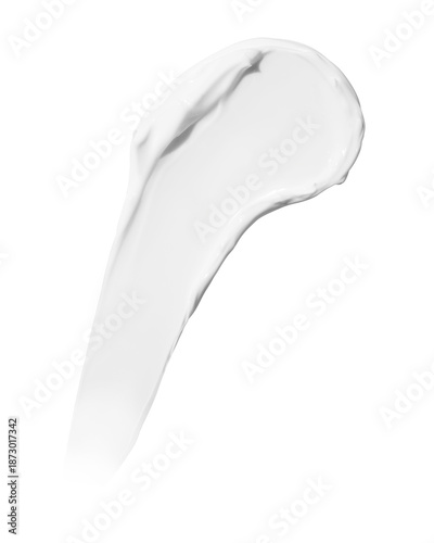 Creamy texture of skin care cosmetics.