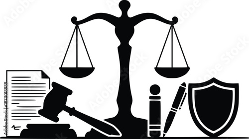 Symbolic representation of justice and law