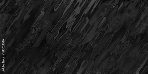 Dark grayscale abstract streaks with a glossy, wet appearance creating a textured and moody background for sophisticated design and artistic visual projects