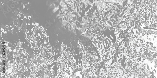 Abstract monochrome texture resembling flowing water or molten metal with intricate patterns of light and shadow creating a fluid, organic, and subtly textured surface with a sense of movement