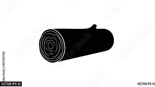 Rolled Yoga Mat Silhouette
