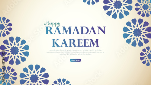 happy ramadan kareem celebration social media design
happy ramadan kareem template promotion social media design