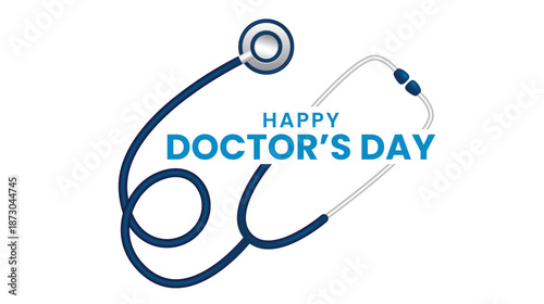 National Doctors' Day. Doctors' Day celebration background design. Vector illustration