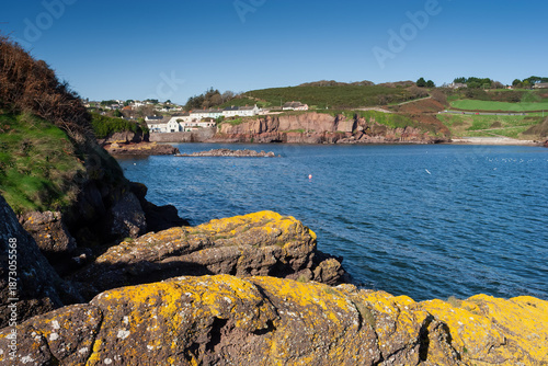 Ocean Bay In Dunmore East In Ireland
