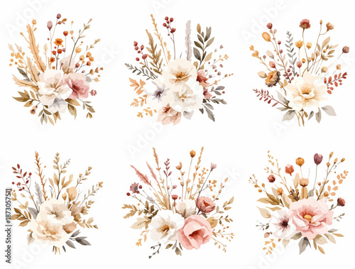 vector illustration of a floral background