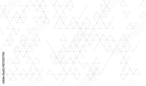 Interconnected Equilateral Triangle Pattern,Symmetrical Polygonal Grid with Hexagonal and Diamond Forms