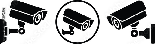 Black and white security camera cameras surveillance