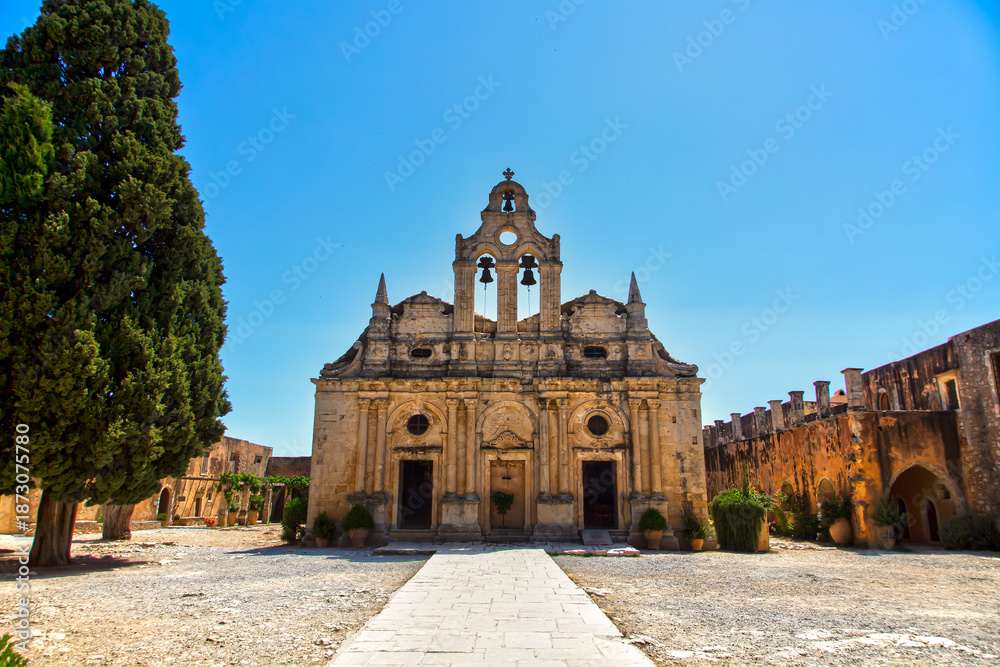 Obraz premium Arcadi Monastery in Crete, Greece