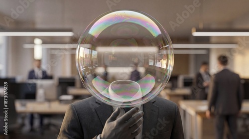 A man in a suit is holding ...
