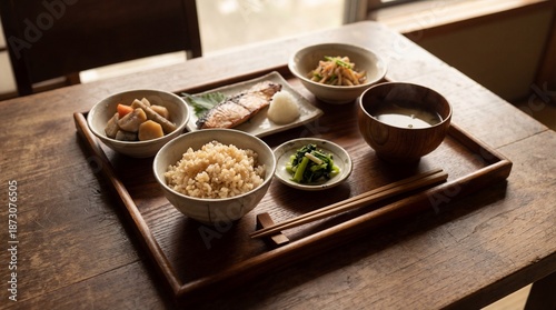 A Japanese-inspired tray of...