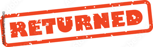 Returned stamp seal with worn red ink