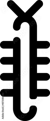 Rounded  Stroke Centipide Icon
