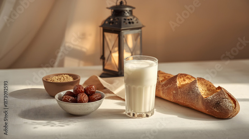 Traditional Iftar Table Setting