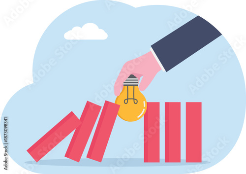 Illustrating of business concept, eps 10