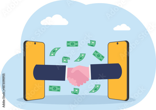 Illustrating of business concept, eps 10