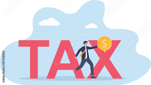 Illustrating of business concept, eps 10