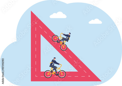 Illustrating of business concept, eps 10