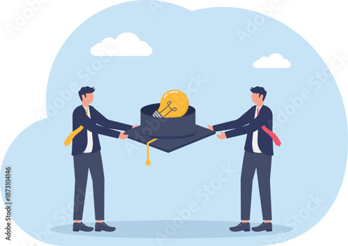 Illustrating of business concept, eps 10