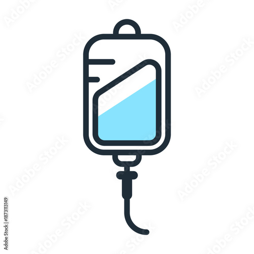 Infuse icon, iv bag icon