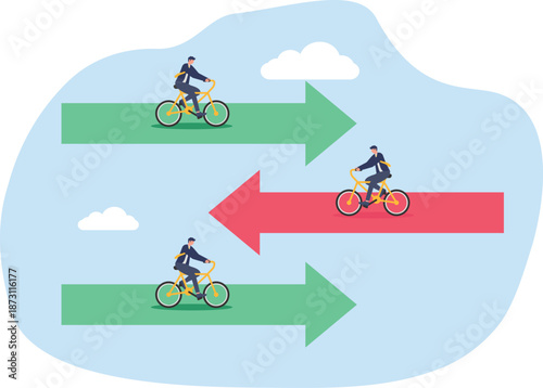 Illustrating of business activities, eps 10