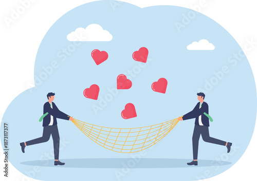 Illustrating of business activities, eps 10