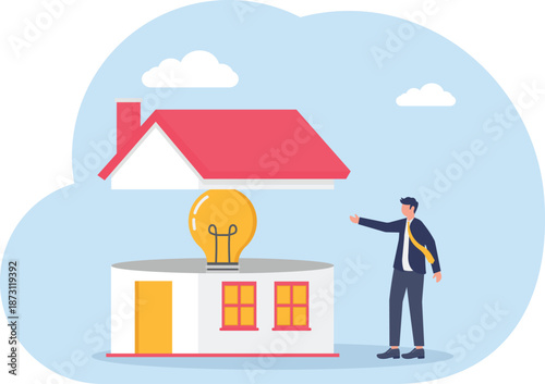 Illustrating of business activities, eps 10