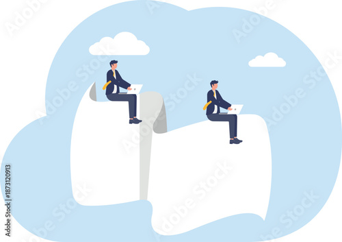 Illustrating of business activities, eps 10