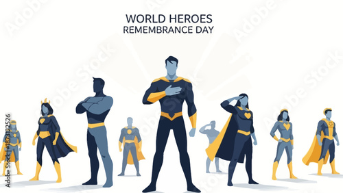Superhero Team Remembrance Day, World Heroes Tribute