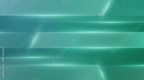 Wallpaper Mural Abstract green Futuristic Technology Background with Diagonal Light Waves Torontodigital.ca