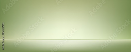 Autumn Background Pale Green Studio with shadow