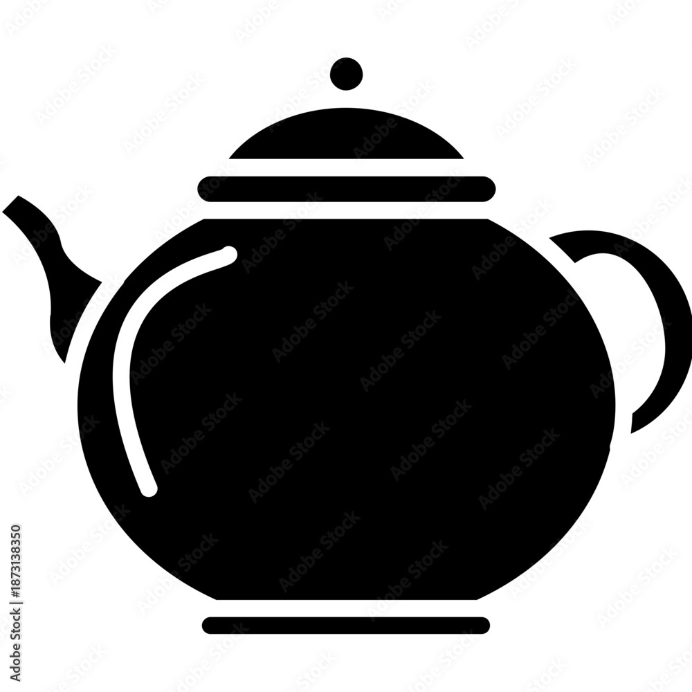 Obraz premium Tea kettle Icon