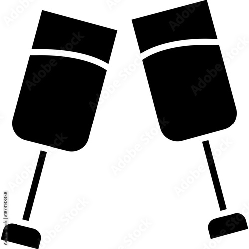 Toasting glasses Icon