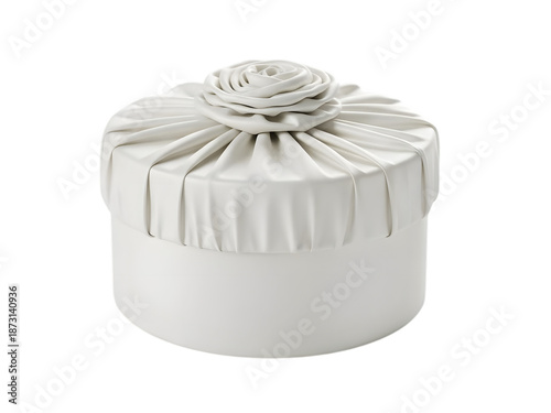 Wallpaper Mural Elegant white ceramic flower box isolated on transparent background, isolated on white background Torontodigital.ca