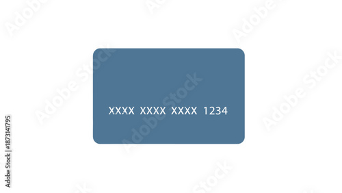 Secure payment card with confidential details for safe transactions