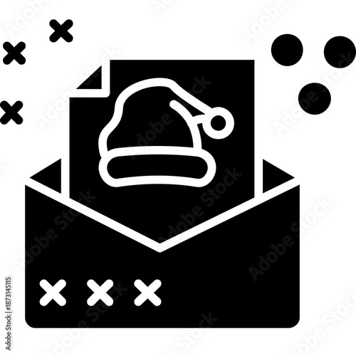 Christmas letter Icon